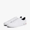 Sneakers i vulkaniserat läder med flaggstripe