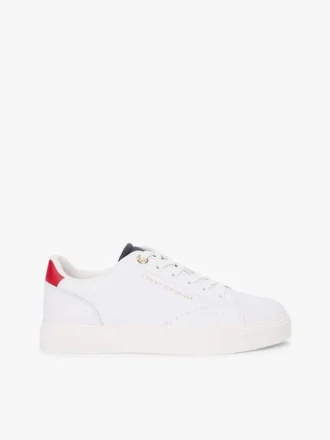 Sneakers med lädercupsole