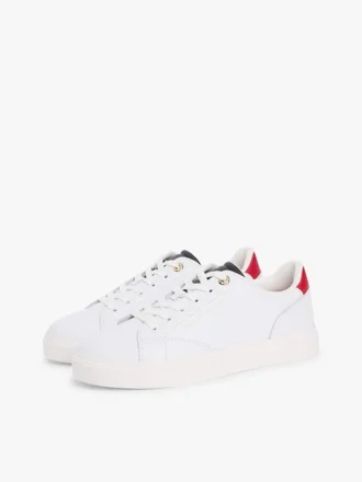 Sneakers med lädercupsole