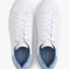 Sneakers med plattform i läderblandning