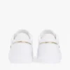 Sneakers med remmönster och lädercupsole Sneakers med remmönster och lädercupsole