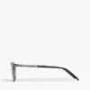 Solglasögon med fyrkantig metallram Solglasögon med fyrkantig metallram