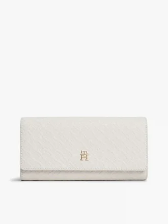 Stor plånbok med monogram över hela ytan