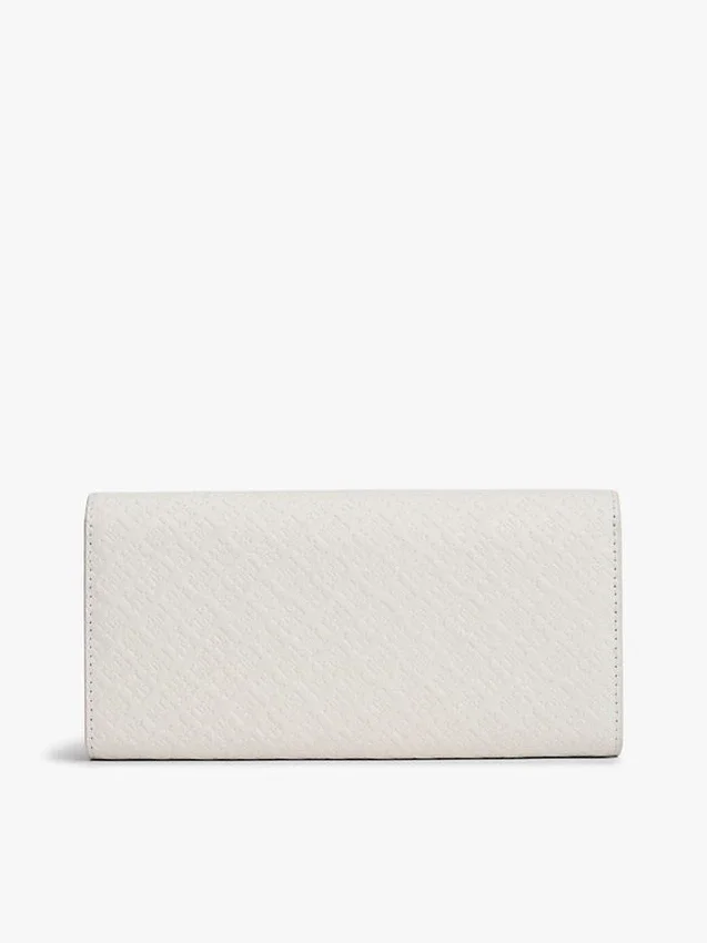 Stor plånbok med monogram över hela ytan Stor plånbok med monogram över hela ytan