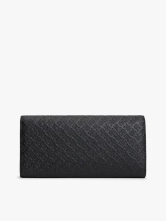 Stor plånbok med monogram över hela ytan