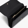 Stor plånbok med monogram över hela ytan Stor plånbok med monogram över hela ytan