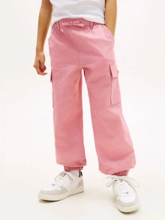 Stretch-chino-joggingbyxor för barn