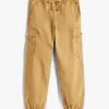 Stretch-chino-joggingbyxor för barn