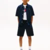 Stretch-seersuckershorts för barn Stretch-seersuckershorts för barn