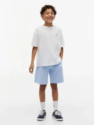 Stretch-seersuckershorts för barn Stretch-seersuckershorts för barn