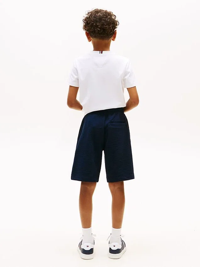 Stretch-seersuckershorts för barn Stretch-seersuckershorts för barn