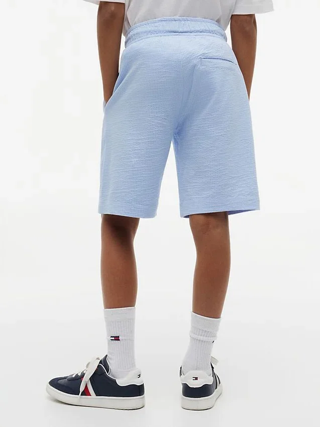 Stretch-seersuckershorts för barn Stretch-seersuckershorts för barn