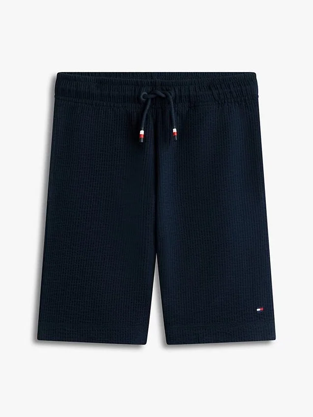 Stretch-seersuckershorts för barn Stretch-seersuckershorts för barn