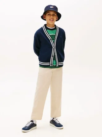 Stretchiga, baggy chinos för barn