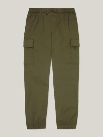 Stretchiga cargobyxor i chino för barn