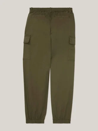 Stretchiga cargobyxor i chino för barn