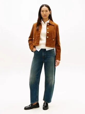 Stretchiga jeans med hög midja Stretchiga jeans med hög midja