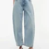 Stretchiga jeans med hög midja Stretchiga jeans med hög midja