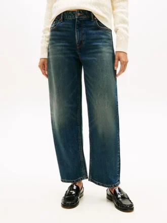Stretchiga jeans med hög midja Stretchiga jeans med hög midja