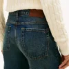 Stretchiga jeans med hög midja