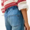 Stretchjeans med vida ben för barn