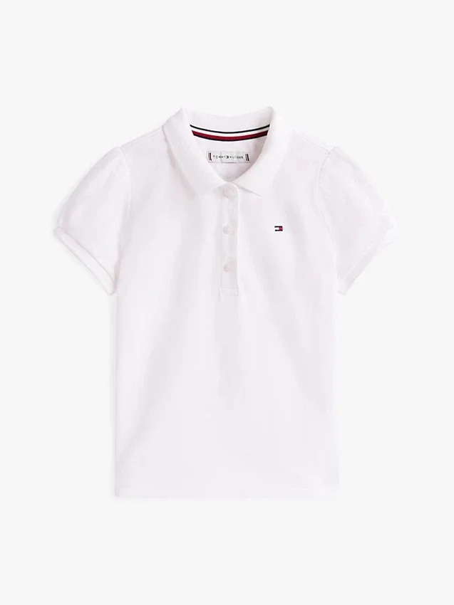 Stretchpolo med puffärmar för barn Stretchpolo med puffärmar för barn