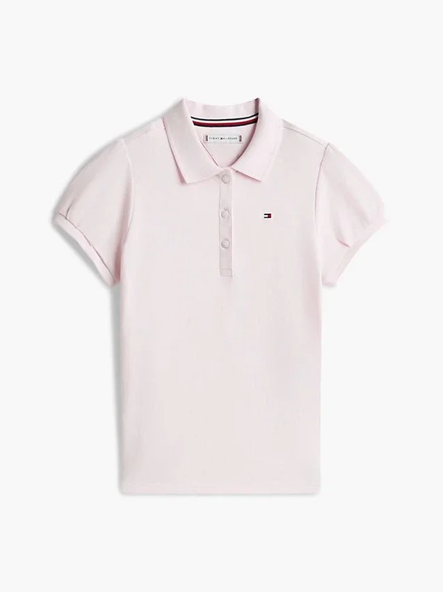 Stretchpolo med puffärmar för barn Stretchpolo med puffärmar för barn