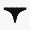 Stringtrosa i stretchbomull med upprepat logo Stringtrosa i stretchbomull med upprepat logo