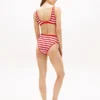 Stripe High-Rise Cheeky Bikini Underdelar Stripe High-Rise Cheeky Bikini Underdelar