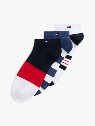 Stripe Mix Sport Ankelstrumpor 3-pack