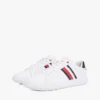 Striped Leather Cupsole Sneaker