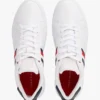 Striped Leather Cupsole Sneaker