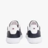 Striped Leather Cupsole Sneaker