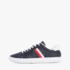 Striped Leather Cupsole Sneaker