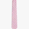 Striped Linen-Silk Blend Slipar Striped Linen-Silk Blend Slipar