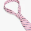 Striped Linen-Silk Blend Slipar Striped Linen-Silk Blend Slipar