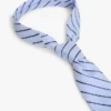 Striped Linen-Silk Blend Slipar Striped Linen-Silk Blend Slipar