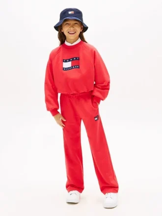 Sweatpants för barn med vågigt flaggmärke