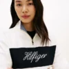 Sweatshirt med borstad insida och kvartslång dragkedja Sweatshirt med borstad insida och kvartslång dragkedja