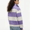 Sweatshirt med borstad insida och kvartslång dragkedja Sweatshirt med borstad insida och kvartslång dragkedja