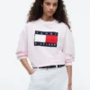 Sweatshirt med flagglogo