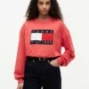 Sweatshirt med flagglogo