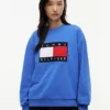 Sweatshirt med flagglogo