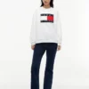 Sweatshirt med flagglogo