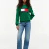Sweatshirt med flagglogo