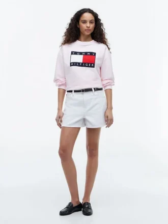 Sweatshirt med flagglogo