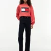 Sweatshirt med flagglogo
