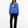 Sweatshirt med flagglogo