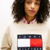 Sweatshirt med flagglogo