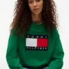 Sweatshirt med flagglogo